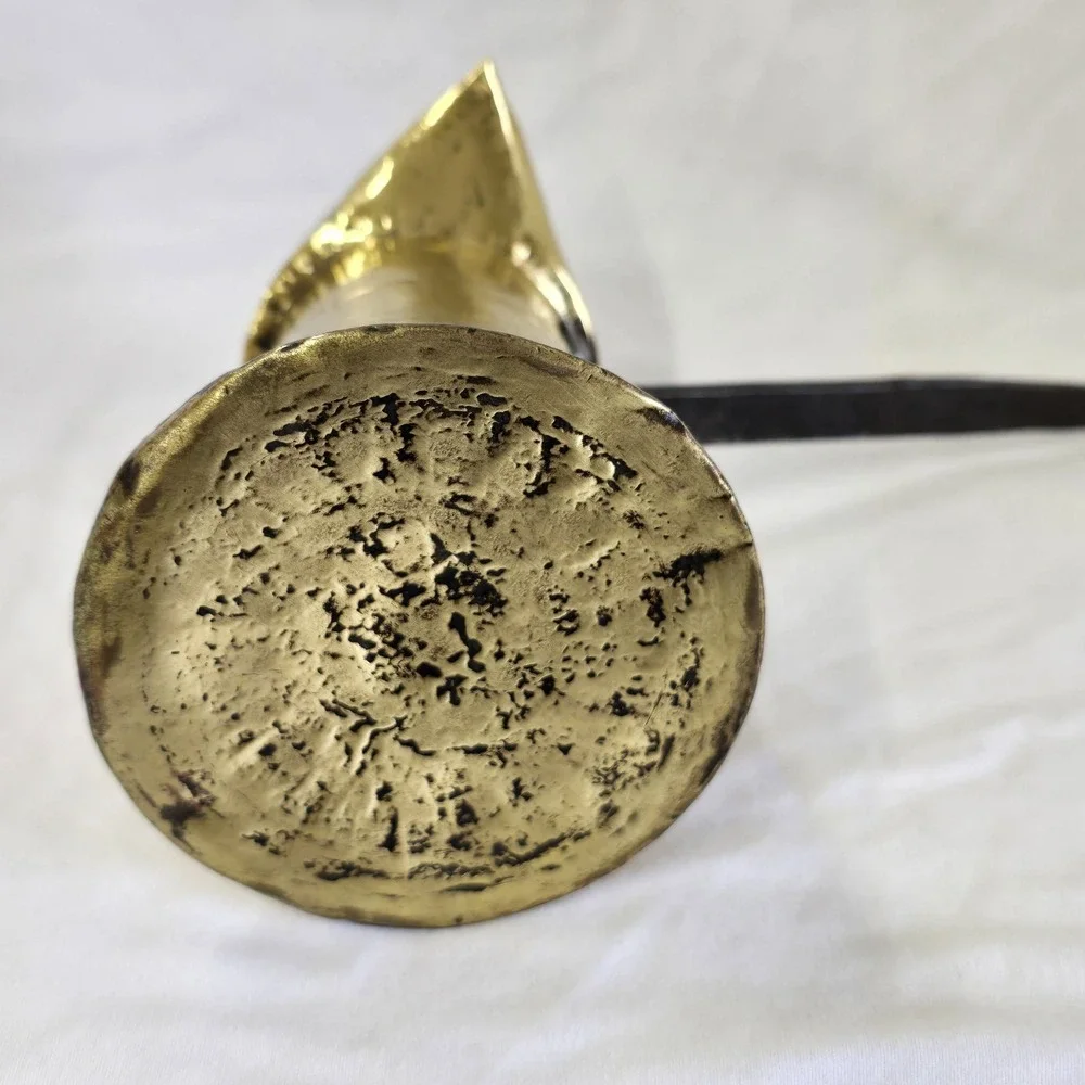 Brass Long Handled Ladle Pourer Dipping Bucket Pot‎